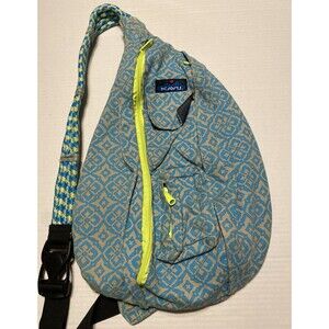 KAVU Rope Bag Backpack Crossbody Sling Bag Travel Outdoor Hiking Cotton Canvas